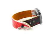 New Jersey Red/Black iWatch Band