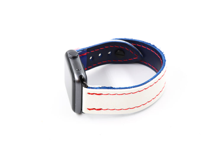 USA White/Red/Blue iWatch Band