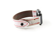 Detroit White/Red iWatch Band