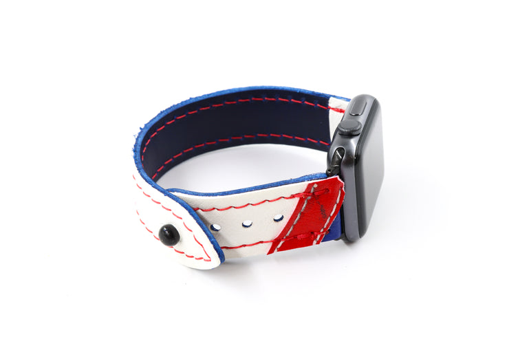 USA White/Red/Blue iWatch Band