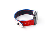 USA White/Red iWatch Band