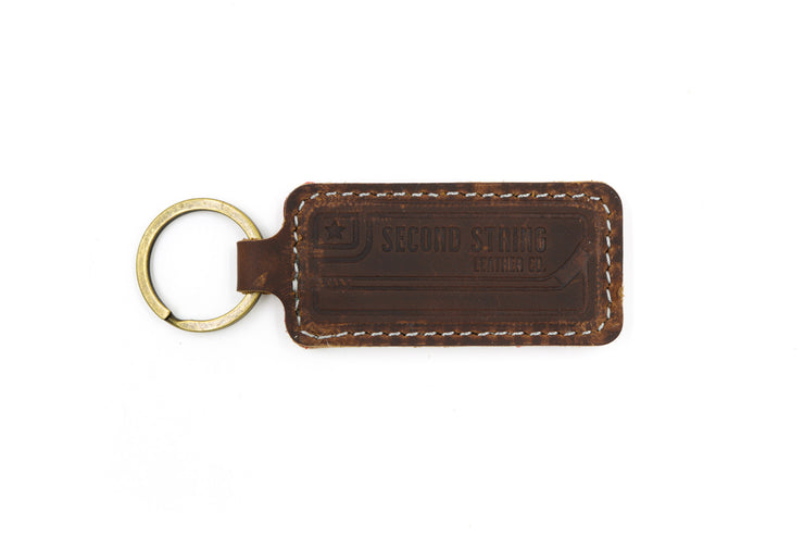 New York 2 Red/White Keychain