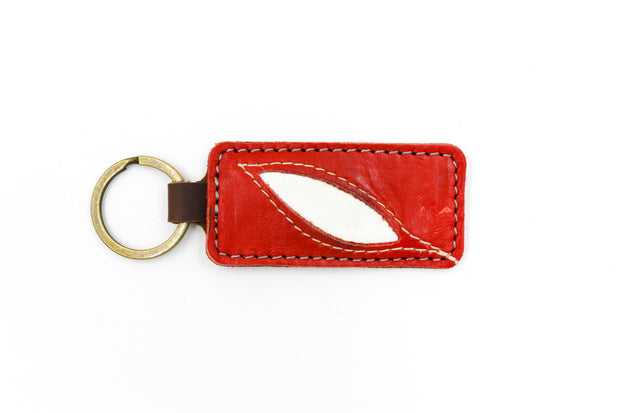 New York 2 Red Keychain