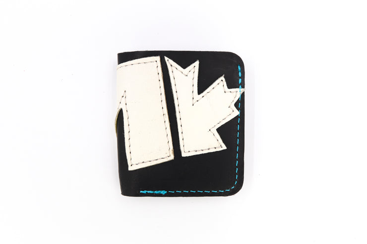 San Jose Shark Attack 6 Slot Square Wallet