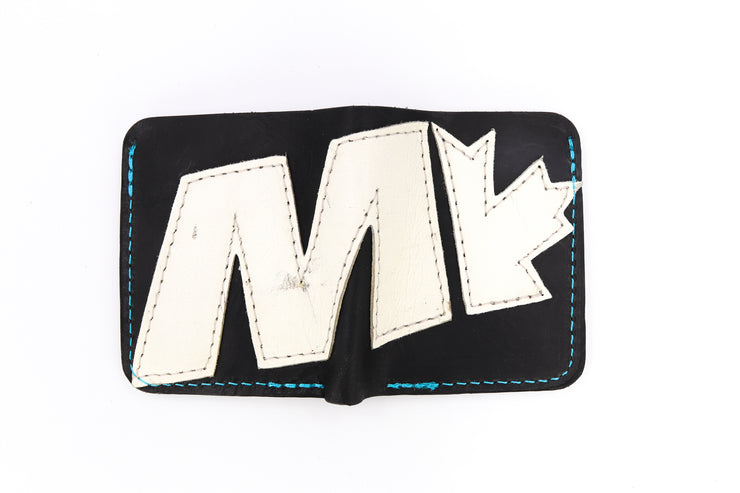 San Jose Shark Attack 6 Slot Square Wallet