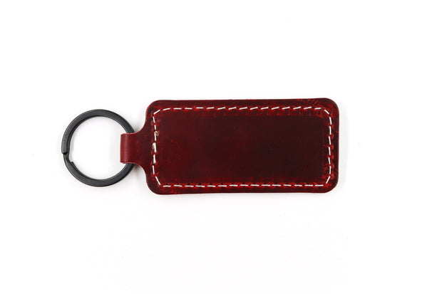 Detroit White Keychain