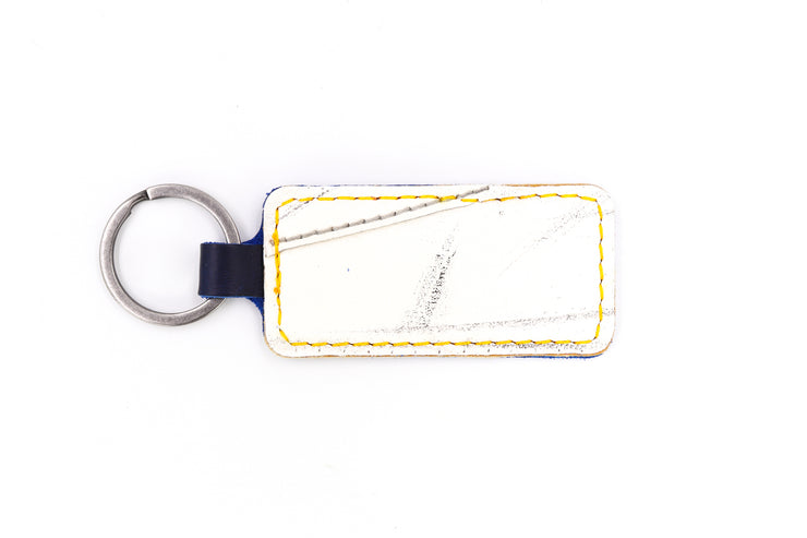Nashville Music City White Keychain