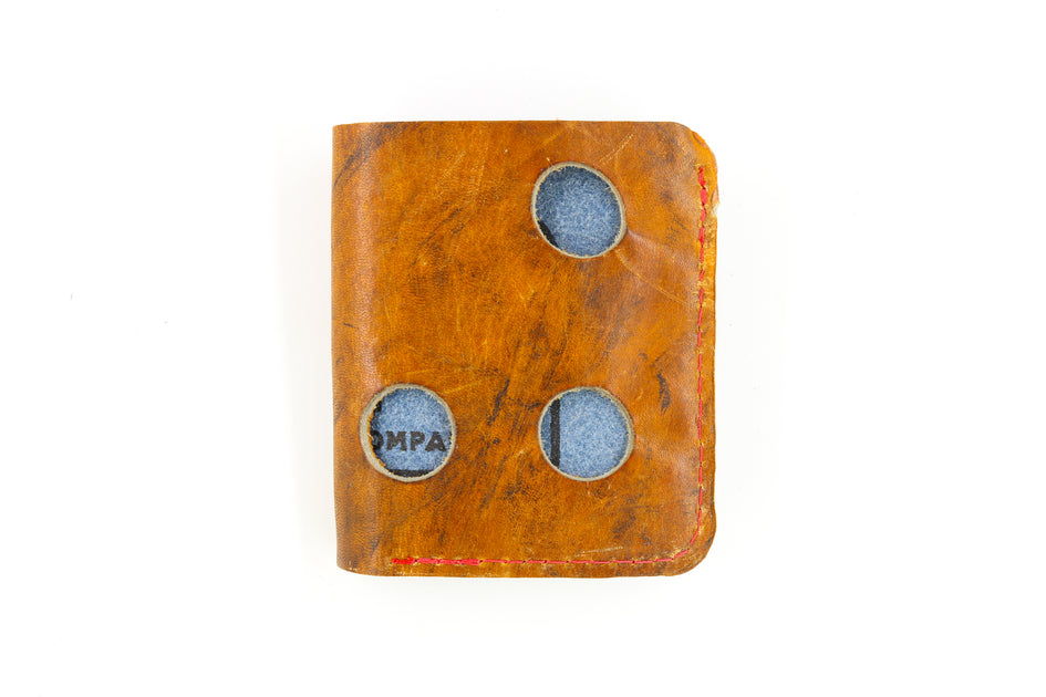 Waffle GM12 2 6 Slot Square Wallet – Second String Leather Company