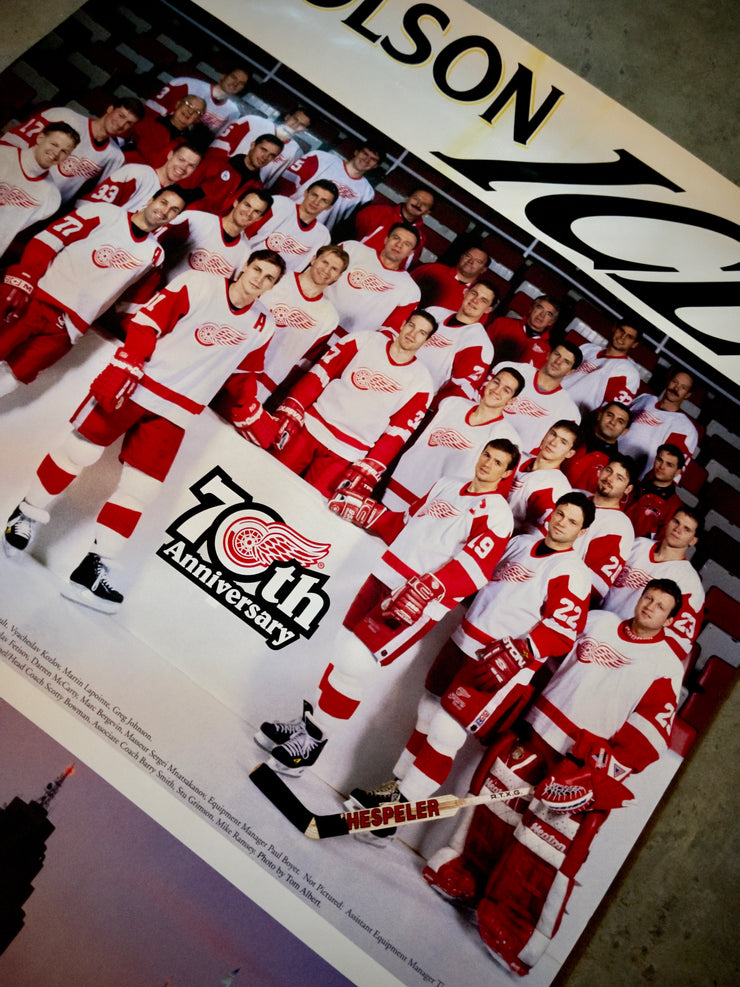 Detroit Red Wings Team Poster - 1996