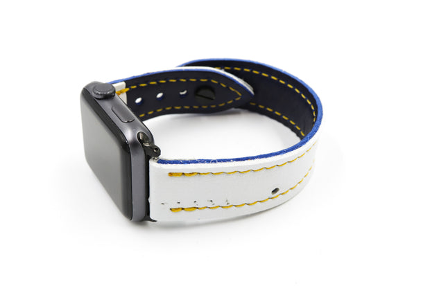 St Louis Rock N Roll White/Blue iWatch Band