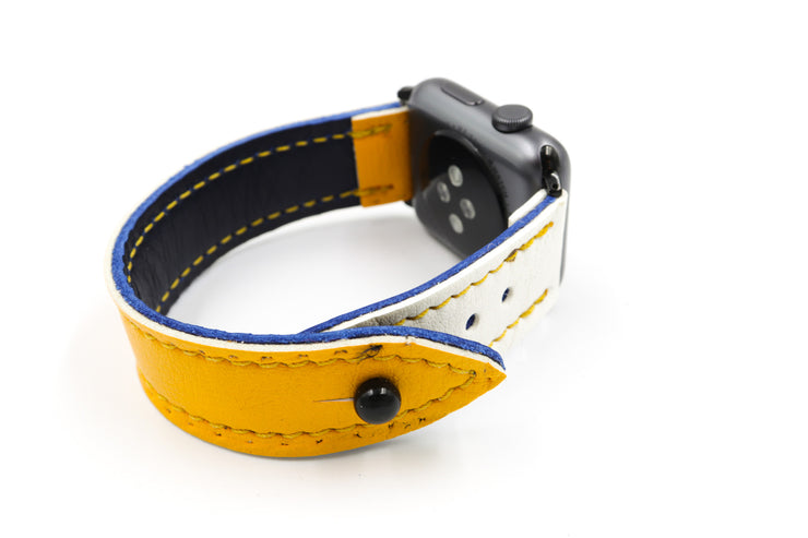 St Louis Rock N Roll Yellow/White iWatch Band