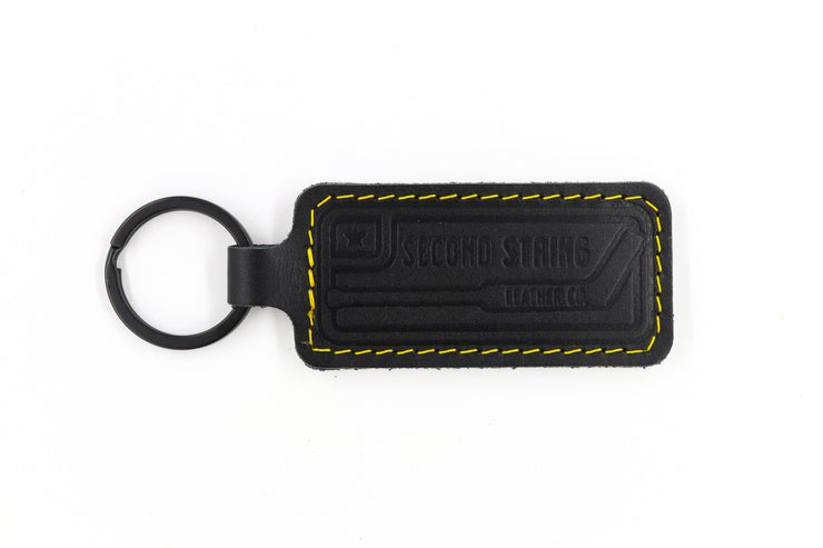 Pittsburgh White Weave Keychain