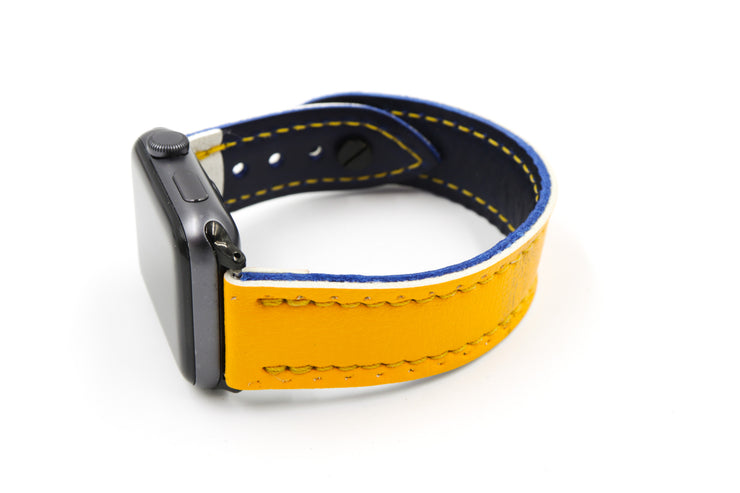 St Louis Rock N Roll Yellow/White iWatch Band