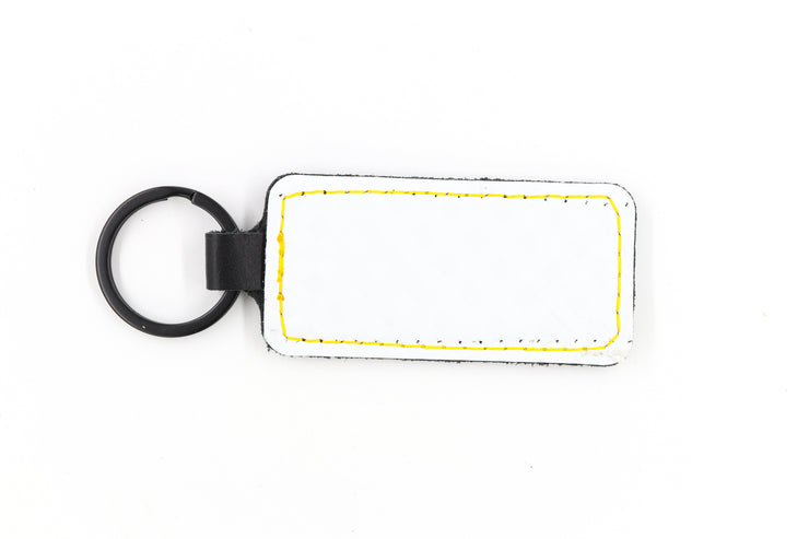 Pittsburgh White Weave Keychain