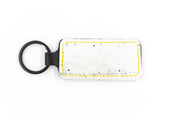 Pittsburgh White Keychain