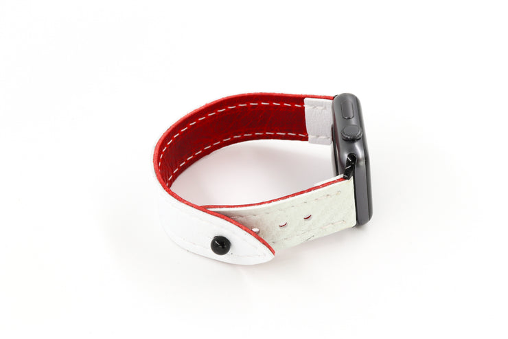 Detroit White/Weave iWatch Band