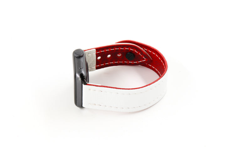 Detroit White/Weave iWatch Band
