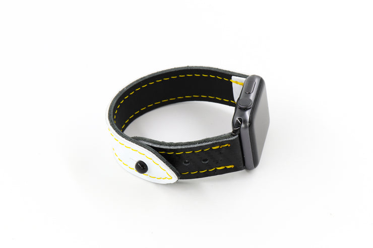Pittsburgh White/Black iWatch Band