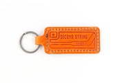 New York White Keychain