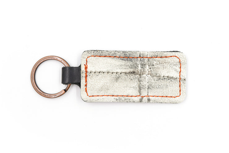 Razor Collection White Keychain