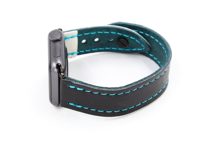 San Jose Shark Attack Black/White iWatch Band