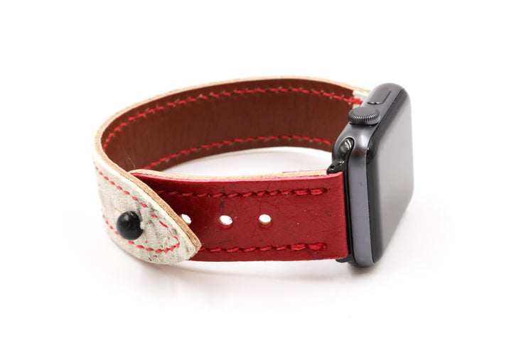 Motown Collection White/Red iWatch Band