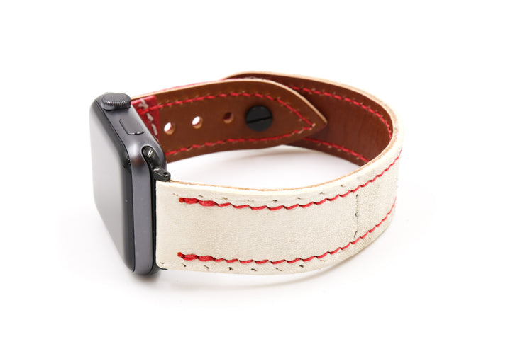 Motown Collection White/Red iWatch Band