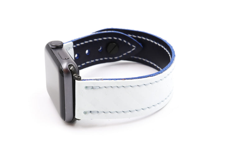 Big Cat Collection White/Weave iWatch Band