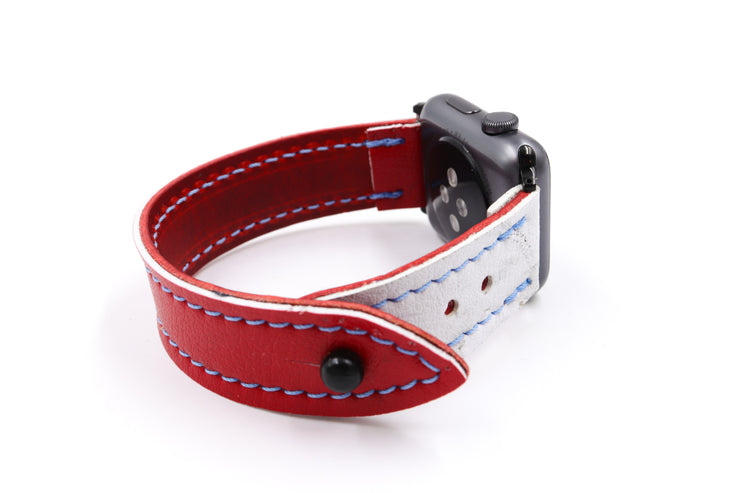Washington All Caps Red/White iWatch Band
