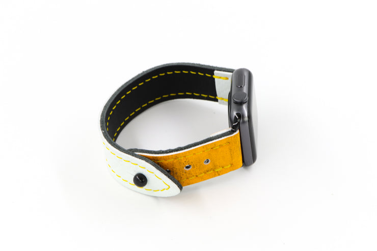 Pittsburgh White/Yellow iWatch Band