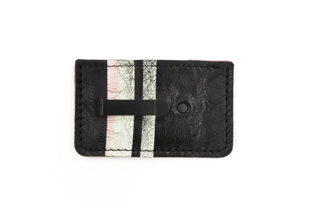 Genuine Leather Money Clip Wallet Navy Blue – Three Sixty Leather