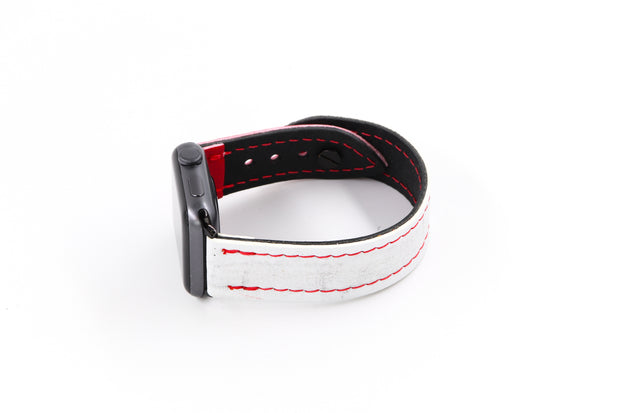 Carolina White/Red iWatch Band