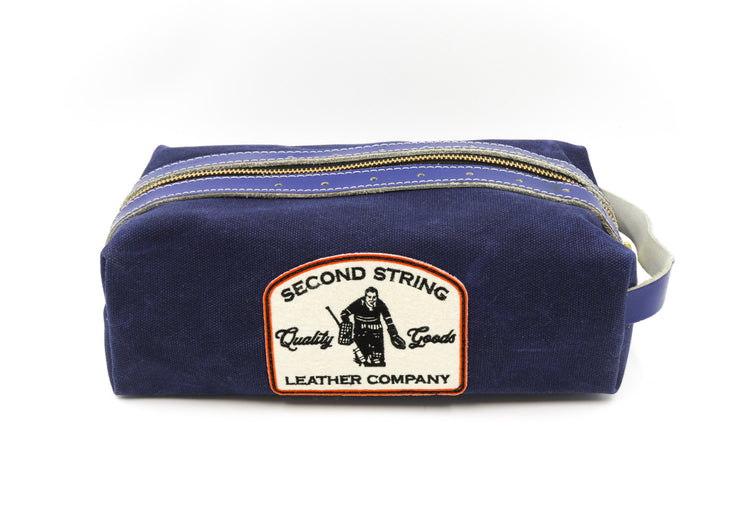 Big Cat Collection Blue Bathroom Bag