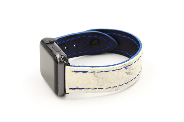 Vancouver White/Navy iWatch Band
