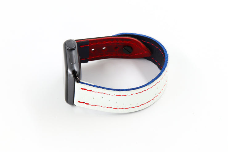 Florida White/Blue iWatch Band