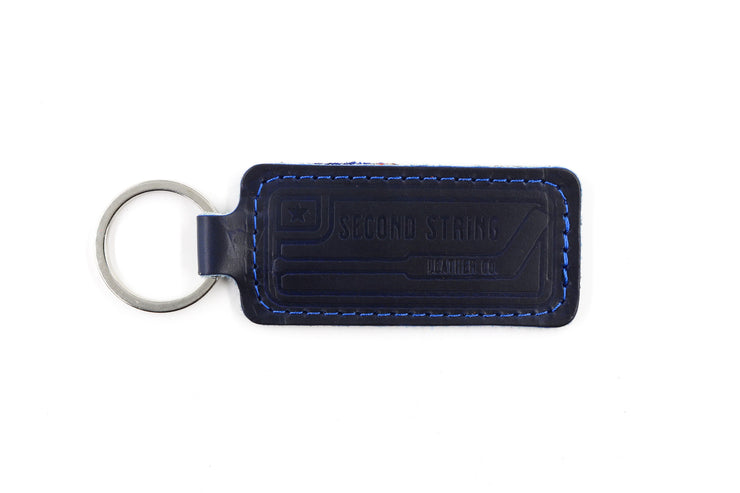 Edmonton Blue Keychain – Second String Leather Company