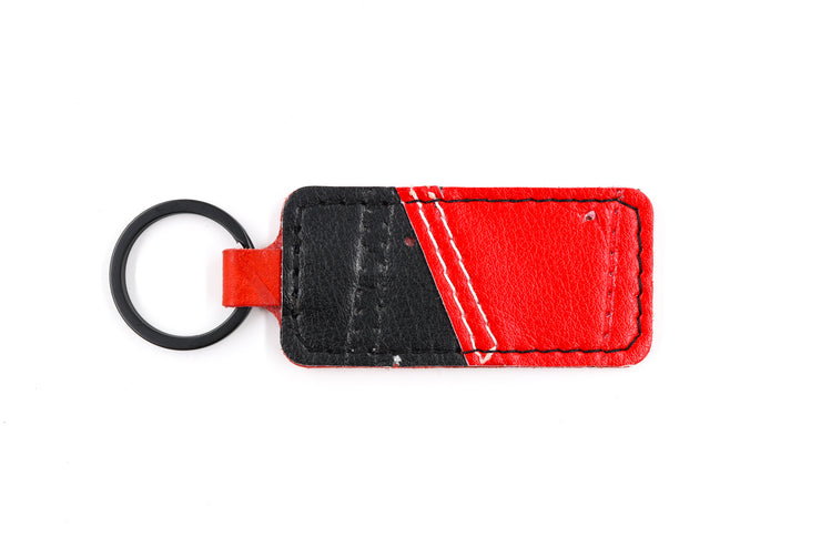 New Jersey Red/Black Keychain