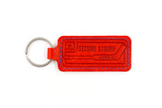 New York White Keychain