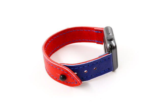New York Blue/Red iWatch Band