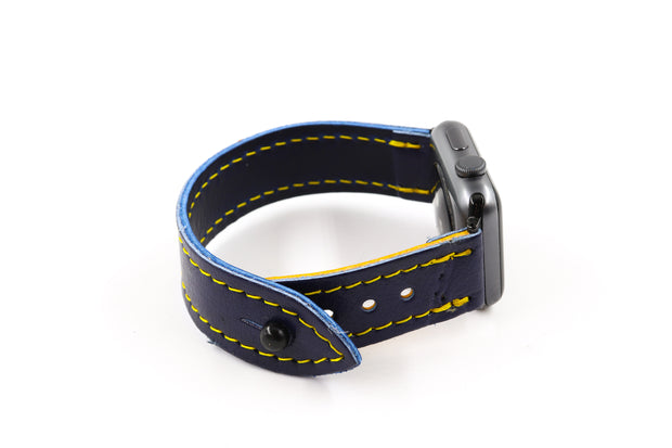 St Louis Navy/Brown iWatch Band
