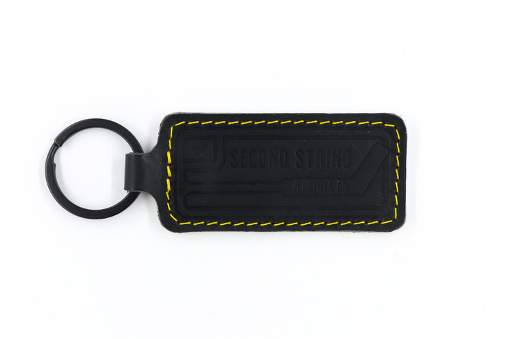 Boston White Keychain