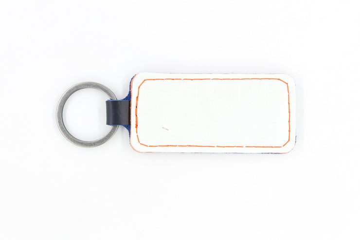Edmonton White Keychain