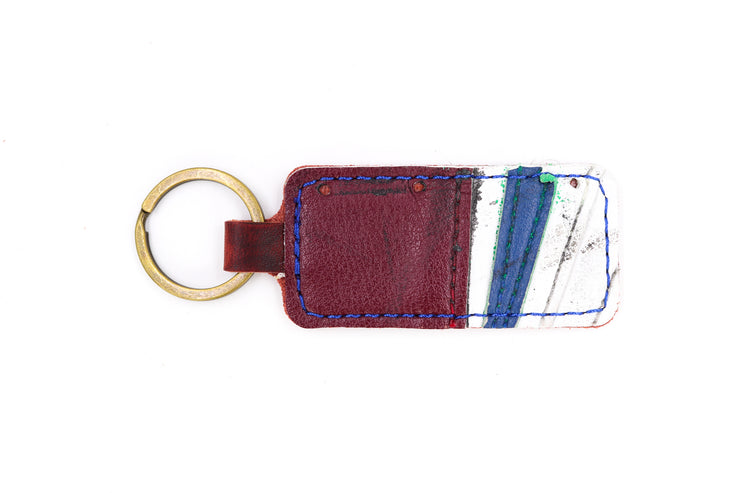 Colorado White/Blue/Maroon Keychain