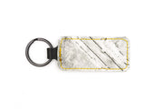 Pittsburgh White Keychain