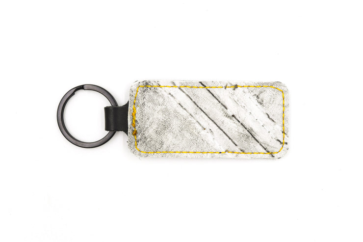 Pittsburgh White Keychain