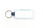 New York 1 White Keychain