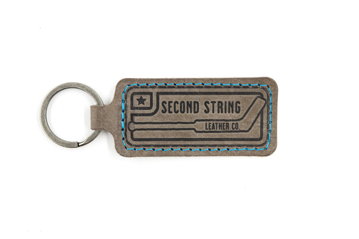 San Jose White/Gray Keychain