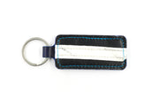 New York 1 White/Black Keychain