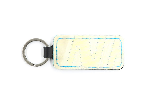 San Jose White Keychain