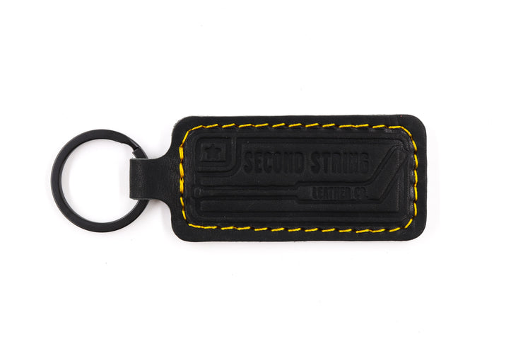 Boston White Keychain